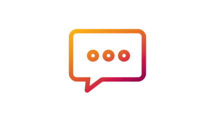 Chat bubble icon