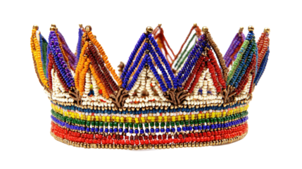 Colorful Beaded Crown