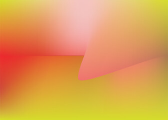 Vibrant Colors Blend in a Modern Abstract Gradient Artwork with Soft Folds