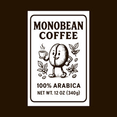 Premium Coffee Label Design and Packaging Design