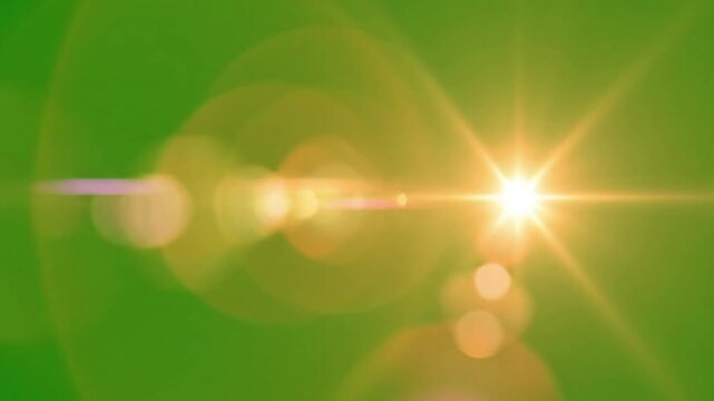 Golden Hour Lens Flare on Pond with soft, diffused lens flare on effect green screen lens flares style featuring lens flare, nature,