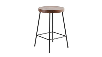 wooden chair isolated on white