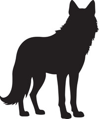 Obraz premium vector illustration of wolf