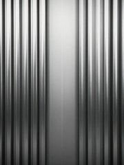 Obraz premium Smooth metallic vertical stripes create a modern, industrial architectural texture. Use: product packaging background, website header, minimalist.