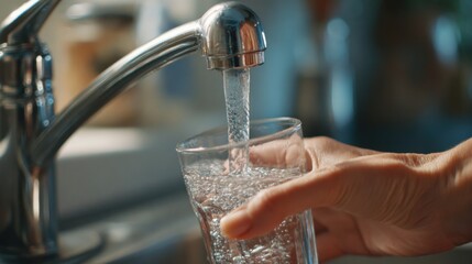 Filling Glass with Water