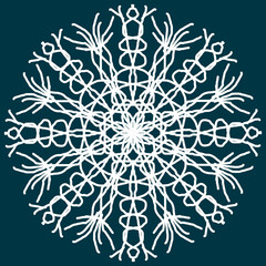 Seamless Christmas snowflake pattern. Christmas texture. New Year's snowflake texture Merry Christmas. Happy New Year.