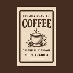 Coffee Label Design and Packaging Design 
