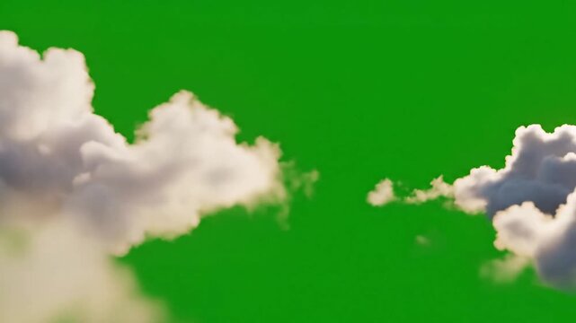 Soft Focus Sunset Mist with stylized cloudscape with soft edges effect green screen cloudscapes style featuring clouds, nature, soft