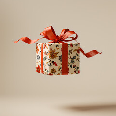 red gift box 
