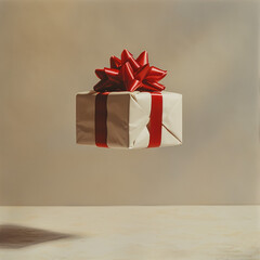 red gift box 
