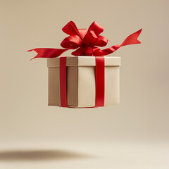 red gift box 
