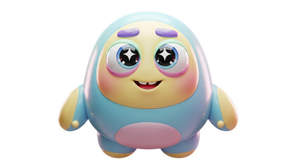 3d emoji emote for social media icon cute character design 