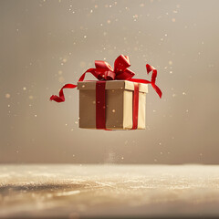 red gift box 
