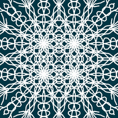 Seamless Christmas snowflake pattern. Christmas texture. New Year's snowflake texture Merry Christmas. Happy New Year.
