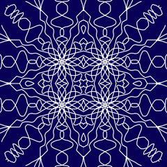 Seamless Christmas snowflake pattern. Christmas texture. New Year's snowflake texture Merry Christmas. Happy New Year.