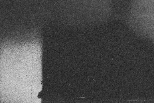 Photocopies of a black and white sheet of paper with a background or texture with grain and noise illustration