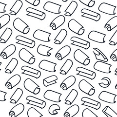 Adobe Illustrator Artwork with many twisted pieces of paper 