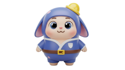 3d emoji emote for social media icon cute character design 