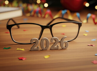 2026 New Year Celebration Pink Foil Balloons Party Decoration