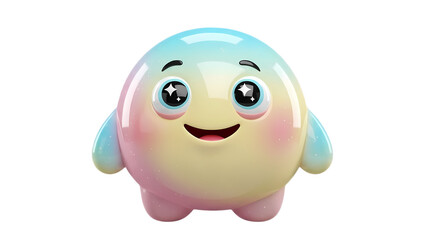 Fototapeta premium 3d emoji emote for social media icon cute character design 