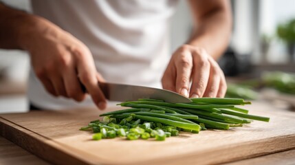 Slicing Green Onion