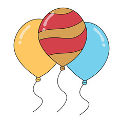 New Year Party Day Element