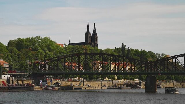 Neogothic Basilica of Saint Peter and Paul Vysehrad.