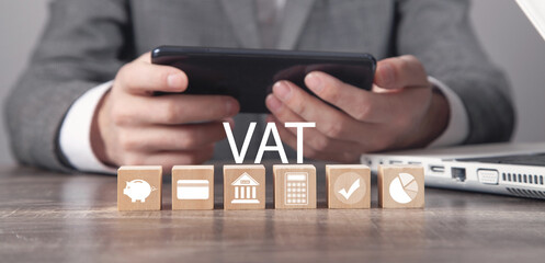 VAT-Value Added Tax. Business. Finance
