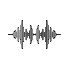 Sound wave graphic representation