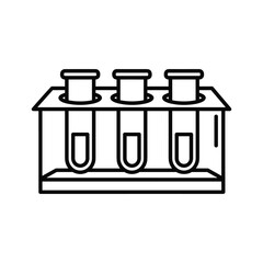 Test tubes in a laboratory setting