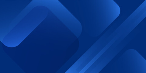 Abstract blue background with glowing geometric lines. Modern blue gradient square shape design. Futuristic technology concept. Suit for brochure, corporate, website, poster, banner,  eps 10