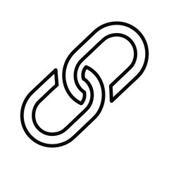 Simple chain link icon