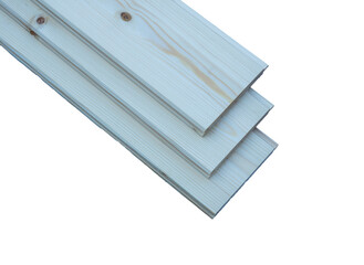 Wall and ceiling decoration boards. Interior timber products. Wooden profiles with a naturally smooth surface treatment