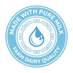 Made With Pure Milk Farm Dairy Quality-EPS