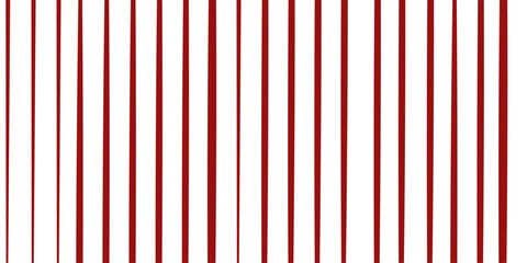 vertical parallel lines, stripes.Seamless red vertical stripes lines pattern. Faded red lines isolated on white background. Seamless and repeating pattern. Vector Illustration. 