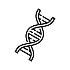 Dna double helix structure illustration