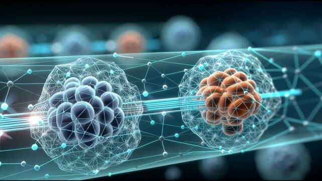 Organoid intelligence. OI. Biocomputing. Synthetic biology. Biological computation. Bioengineered tissue. 3D visualization of bioengineered tissue structures.