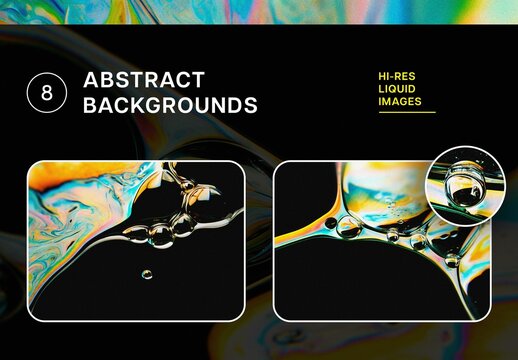 Abstract Liquid Backgrounds