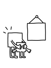 Witty teamwork shapes solution; blank canvas awaiting ideas.