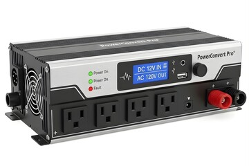 Fototapeta premium Power inverter device converting dc to ac electricity