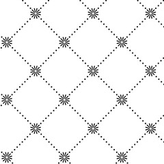 Fototapeta premium black and white seamless pattern