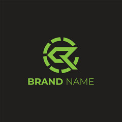 Modern Geometric Green Letter Logo for Brand Identity