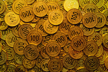 Gold, investing in the global stock market, wealth, and investment success.