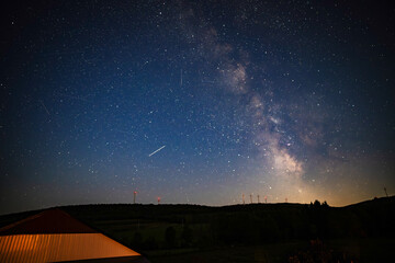 The beautiful Quebec night sky