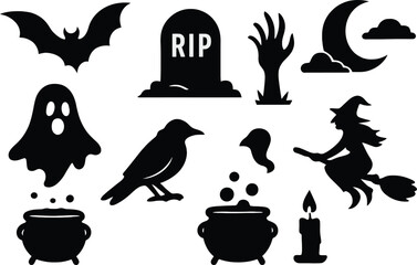 set of halloween icons