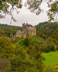 Eltz Castle, in the Moselle River valley