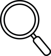 Magnifying Glass Icon for Search and Zoom Function