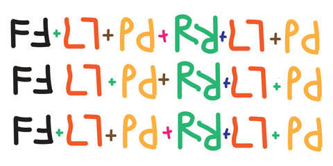 hand drawn alphabet