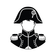 Napoleon bonaparte military uniform illustration