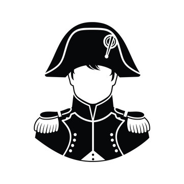 Napoleon bonaparte military uniform illustration